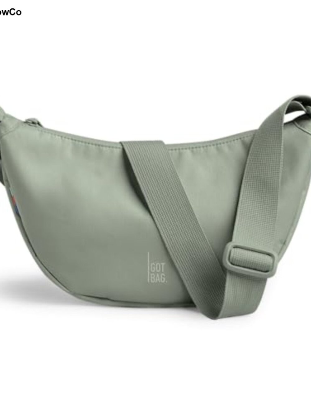 Water-Resistant Recycled Crossbody Bag with Adjustable Strap